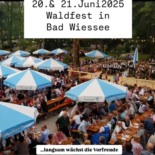 schon Pläne am Ende der Pfingstferien?! #waldfest #tegernsee #sommerzeit☀️#urlaubamtegernsee #urlaub #bayern #Waldfest2025