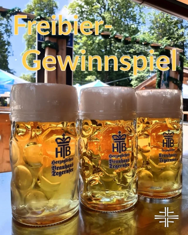 Gewinnspiel! 🍺 Was darf auf dem Waldfest auf keinen Fall fehlen? Richtig – a gscheide Maß vom frisch gezapften Tegernseer! 💙🤍 Gemeinsam mit dem @brauhaus_tegernsee_official , das uns auch dieses Jahr wieder mit frischem Bier versorgt, verlosen wir zwei Freibier-Maß, exklusiv einzulösen bei unserem Waldfest im Kurpark Abwinkl! Und so kannst du gewinnen:

 1️⃣ Like diesen Post

 2️⃣ Folge @tsv_bad_wiessee_1923 & @brauhaus_tegernsee_official 

 3️⃣ Kommentiere, mit wem du eine Maß trinken möchtest 🍻

Teilnahmeschluss: Mittwoch, 18. Juni, 18:00 Uhr
Gewinn: 2x Freibier-Maß 🍺 (einmalig einlösbar bei uns am Waldfest)

Viel Glück & Prost! 🍻💛
:
Teilnahme ab 16 Jahren
Das Gewinnspiel steht in keinem Zusammenhang mit Instagram. Der Gewinner wird von uns per PN benachrichtigt.
:
#gewinnspiel #freibier #bier #tegernseerhell #helles #waldfest #waldfeste2025 #tradition #brauchtum #bayern #wiesseerocks #badwiessee #tegernsee #tegernseertal #tsvbadwiessee #brauhaustegernsee